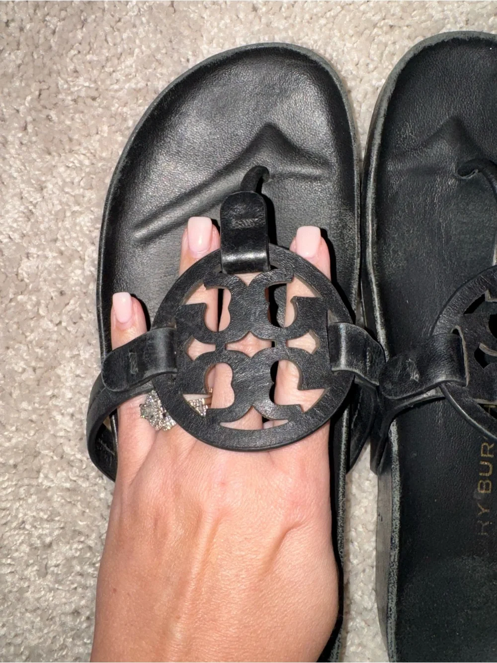 Tory Burch Black Miller Clouds